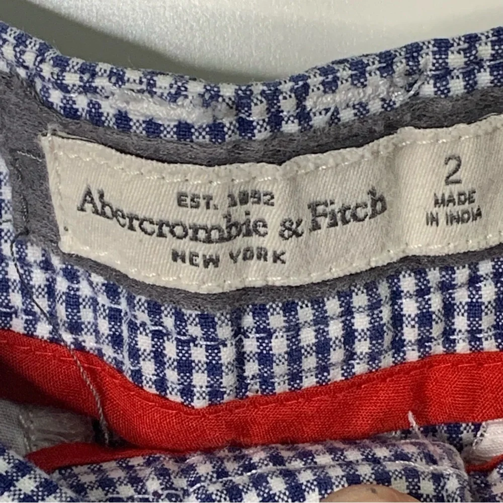 Abercrombie & Fitch Checkered Shortie Shorts - Picture 10 of 12